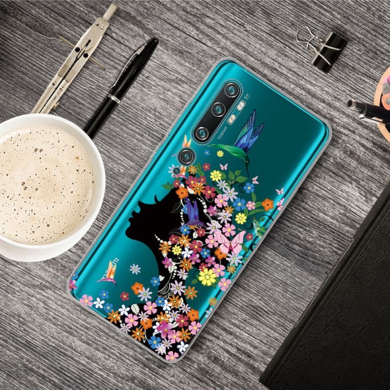 Xiaomi Mi Note 10 / Note 10 Pro Case Hezká Květinová Hlava