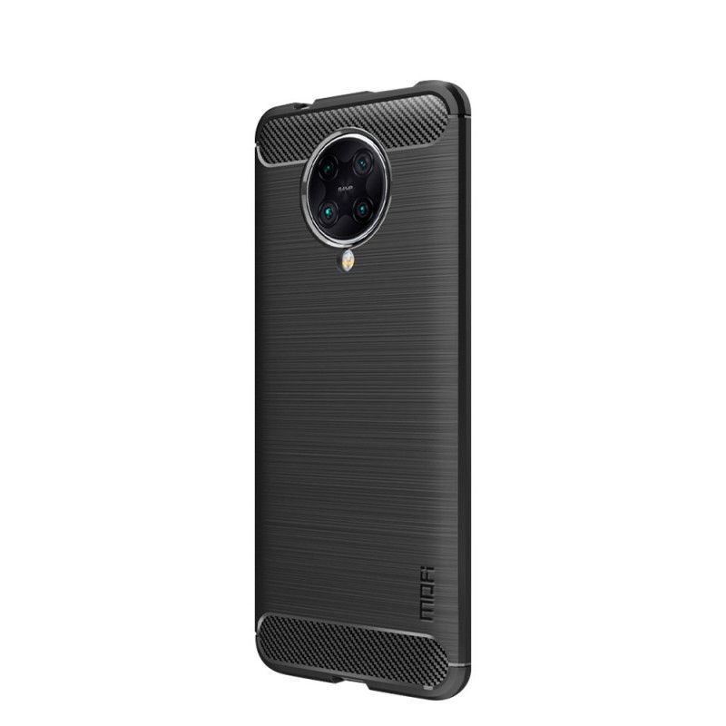 Xiaomi Pocophone F2 Pro Pouzdro Z Kartáčovaných Uhlíkových Vláken Mofi