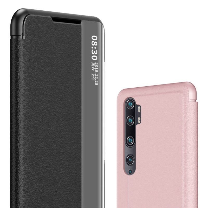 Zobrazit Obal Kryt Xiaomi Mi Note 10 Lite Texturovaná Umělá Kůže